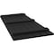Ekena Millwork Americraft 6-Board (3 Batten) Wood Joined Board-n-Batten Shutters w/Ellipt Top, ARW401BE621X77BLH, PR ARW401BE621X77BLH - alternate 2